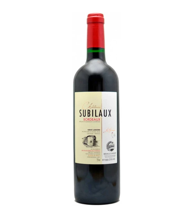 Вино Chateau Subilaux красное сухое 0,75л 13,5%