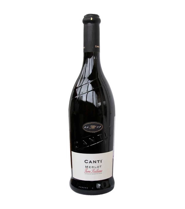 Вино Canti Merlot Terre Siciliane красное сухое 0,75л 13%