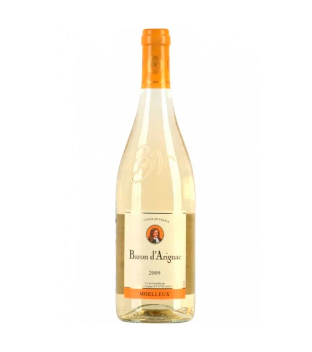Вино Baron d'Arignac белое полусладкое 0,75л 10,5%