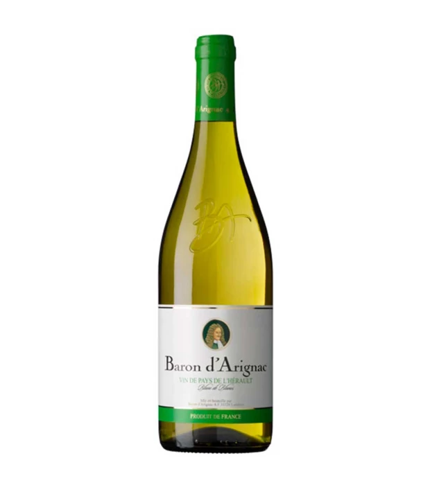 Вино Baron dArignac белое сухое 0,75л 11%