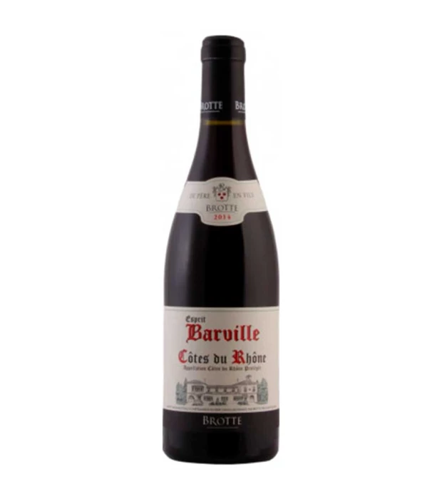 Вино Brotte Cotes du Rhone Esprit Barville Rouge червоне сухе 0,75л 14%