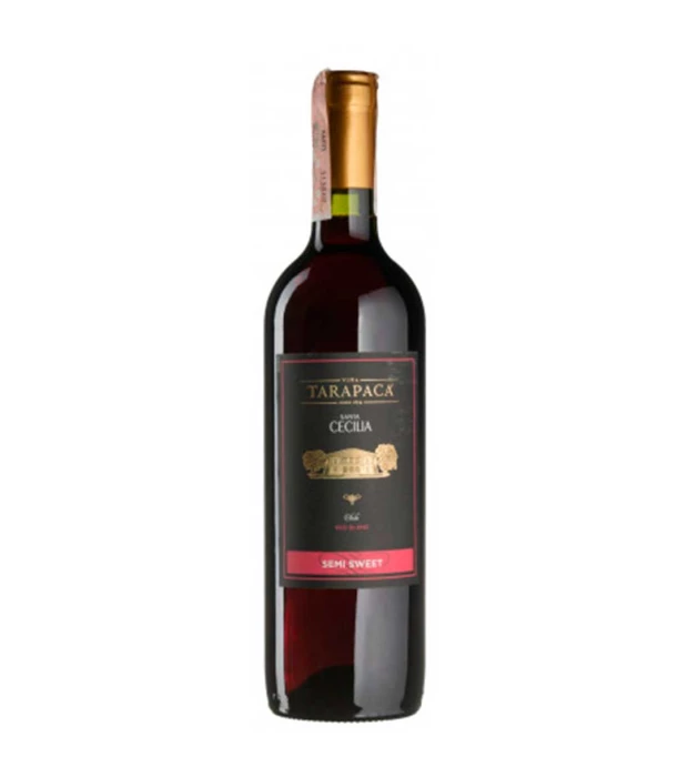 Вино Tarapaca Santa Cecilia Semi Sweet Red червоне напівсолодке 0,75л 10,5%