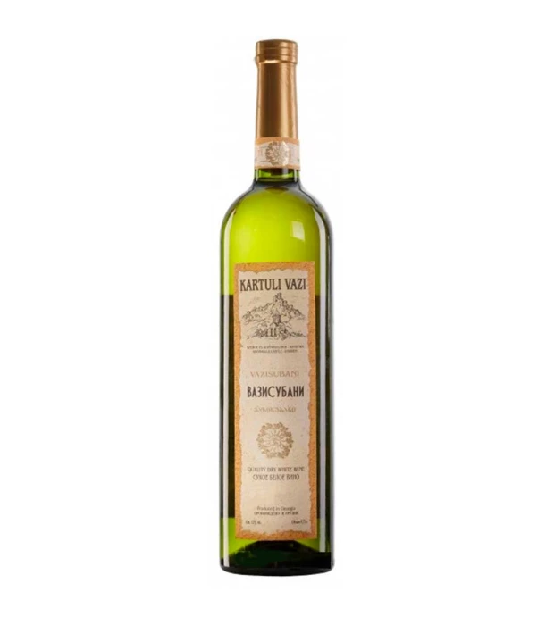 Вино Kartuli Vazi Vazisubani белое сухое 0,75л 12%