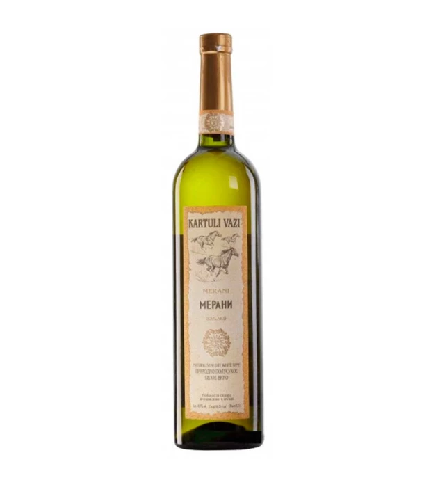 Вино Kartuli Vazi Мерані біле напівсухе 0,75л 11%