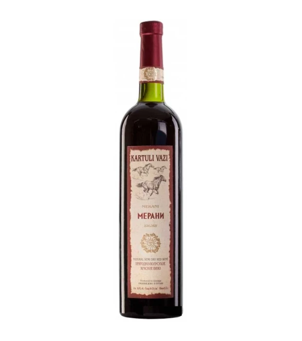 Вино Kartuli Vazi Мерани красное полусухое 0,75л 11%