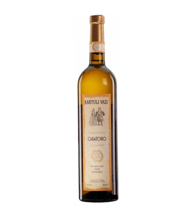 Вино Kartuli Vazi Sabatono біле сухе 0,75л 12%