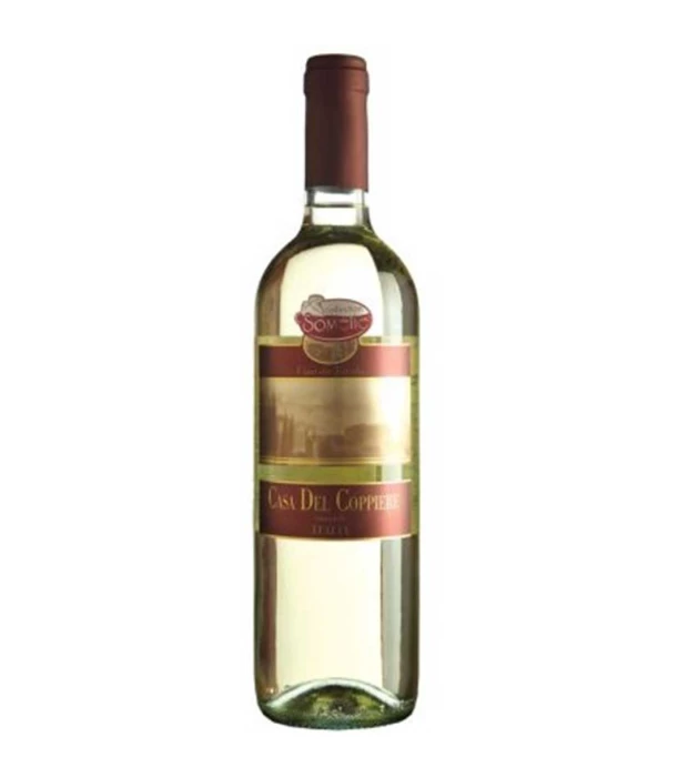 Вино Casa del Coppiere Semisweet White біле напівсолодке 0,75л 10,5%