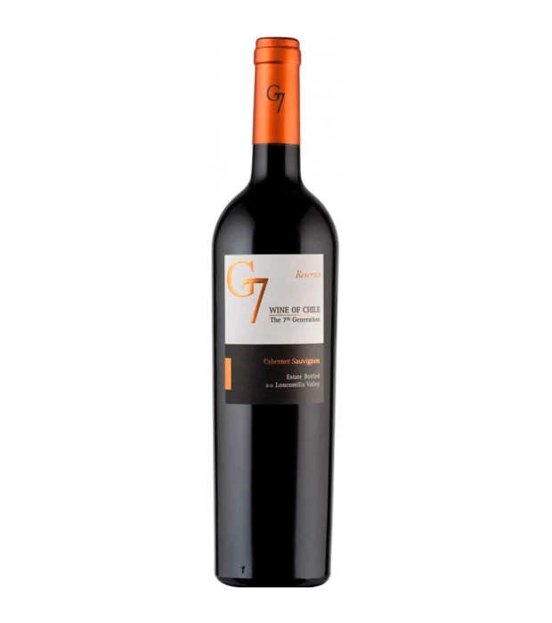 Вино Vina Carta Vieja G7 Cabernet Sauvignon червоне сухе 0,75л 14%