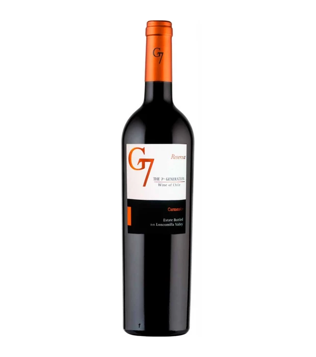 Вино Vina Carta Vieja G7 Reserva Carmenere красное сухое 0,75л 14%