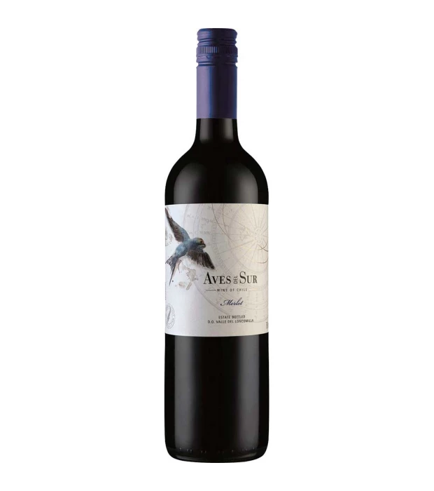 Вино Carta Vieja Aves Del Sur Merlot красное сухое 0,75л 13,1%