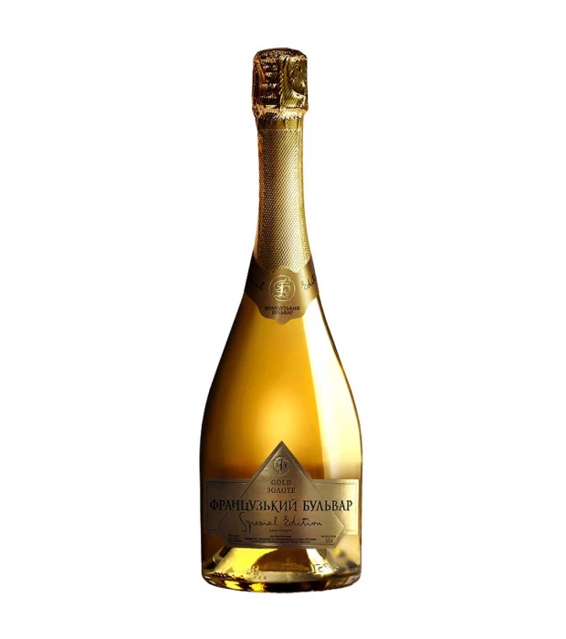Вино игристое Французский бульвар SE Gold сладкое белое 0,75л 10,5-13,5%