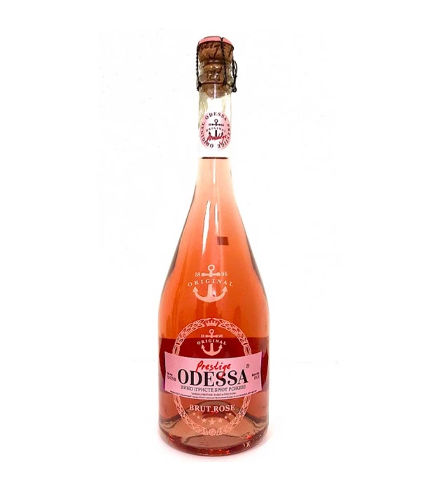 Вино игристое Odessa Prestige розовое брют 0,75л 10,5-12,5%