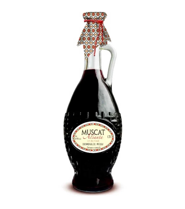Вино Alianta Vin Muscat червоне напівсолодке 0,7л 9-11%