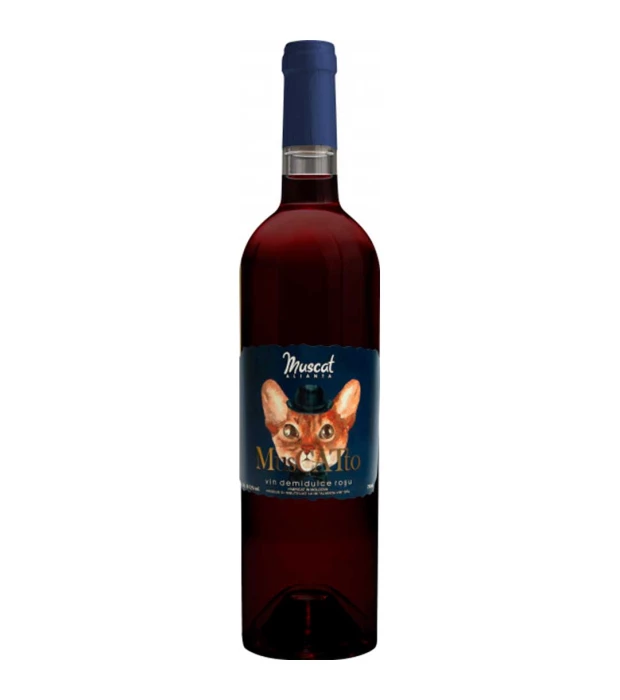 Вино Muscatto Muscat червоне напівсолодке 0,75л 12%