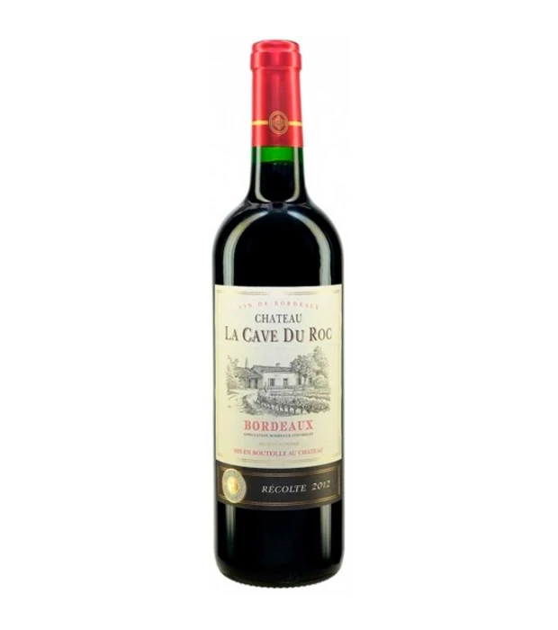 Вино Grands Vins de Gironde Château La Cave Du Roc червоне сухе 0,75л 12,5%