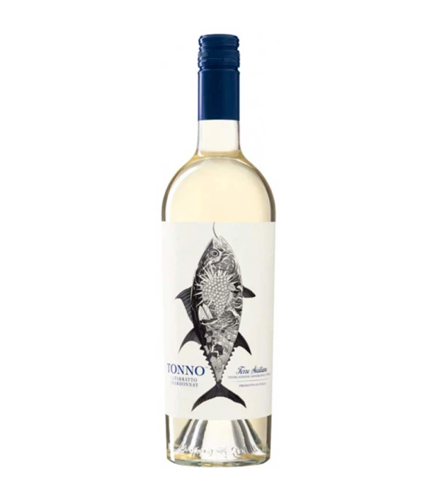 Вино Mare Magnum Cataratto - Chardonnay Organic Tonno біле сухе 0,75л 12,5%