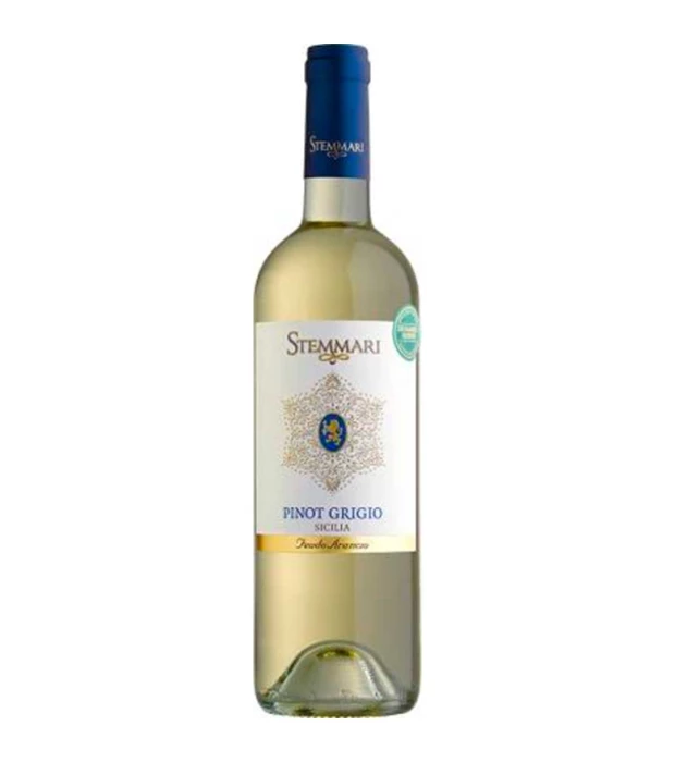 Вино Stemmari Pinot Grigio белое сухое 0,75л 13%