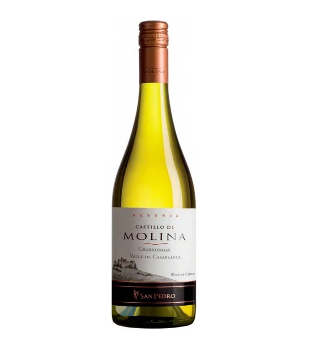 Вино Castillo de Molina Chardonnay біле сухе 0,75л 13-14%