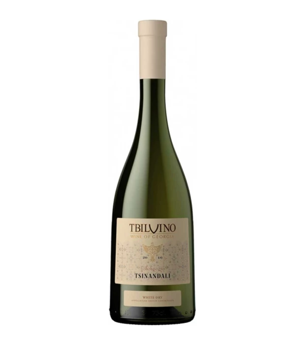 Вино Tbilvino Tsinandali белое сухое 0,75л 12,5%