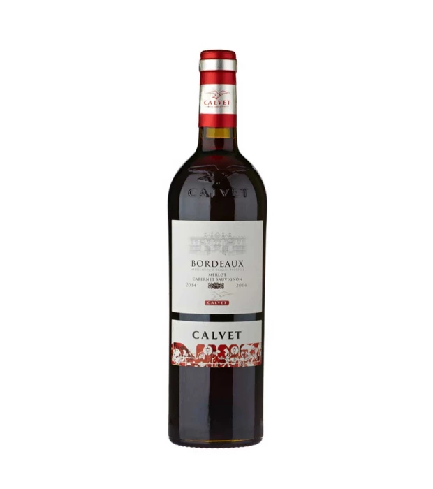 Вино Calvet Merlot Cabernet Sauvignon Bordeaux красное сухое 0,75л 12%
