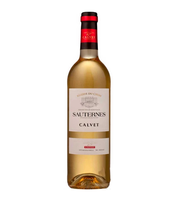 Вино Calvet Reserv du Cairon Sauternes біле солодке 0,75 л 12,50%
