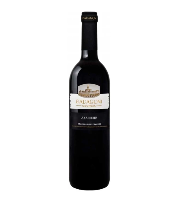 Вино Badagoni Ахашени красное полусладкое 0,75л 10%