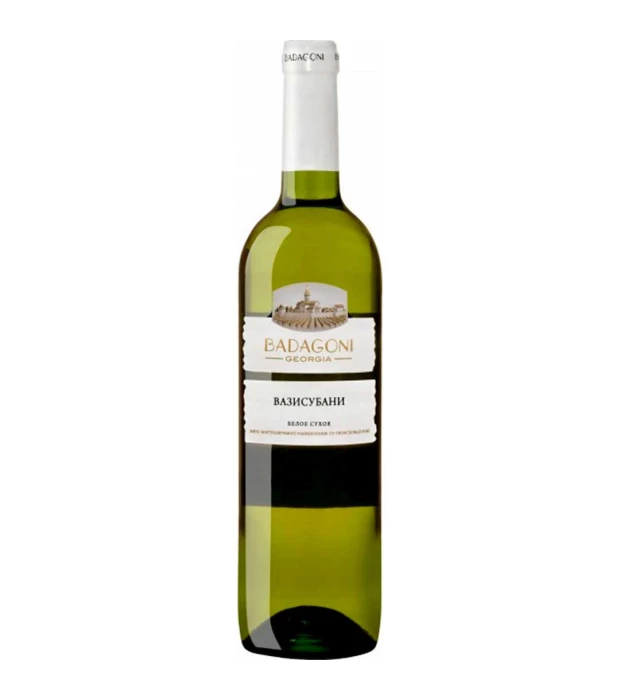 Вино Badagoni Vazisubani біле сухе 0,75л 12%
