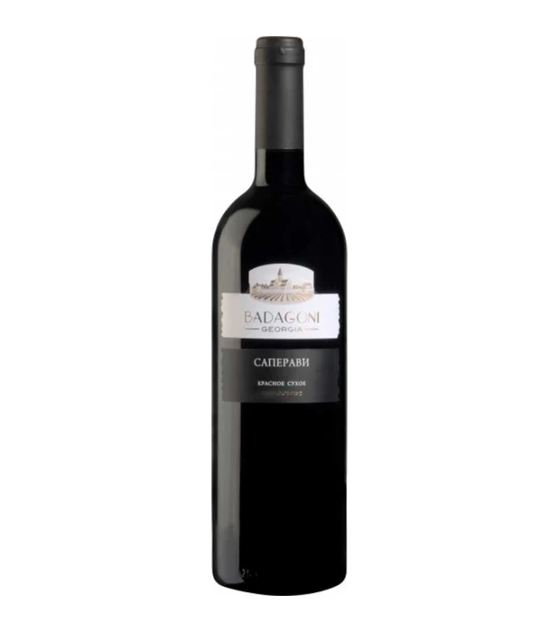 Вино Badagoni Saperavi красное сухое 0,75л 12%