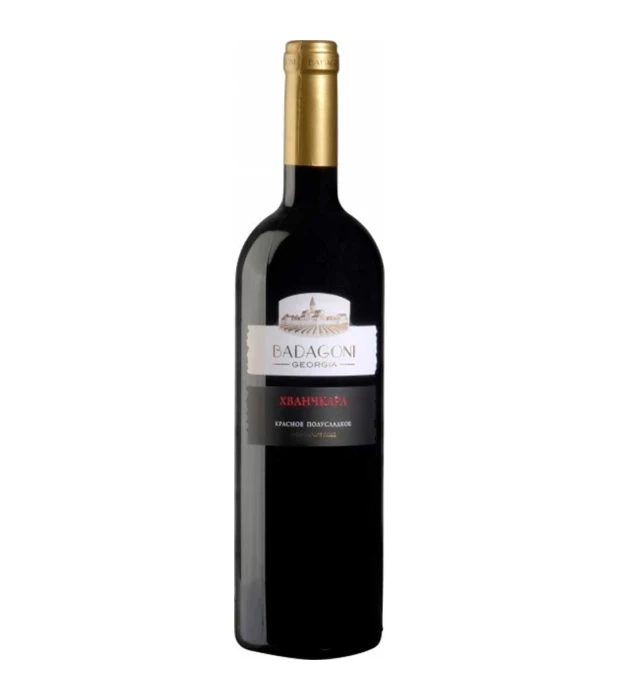 Вино Badagoni Хванчкара червоне напівсолодке 0,75л 12%