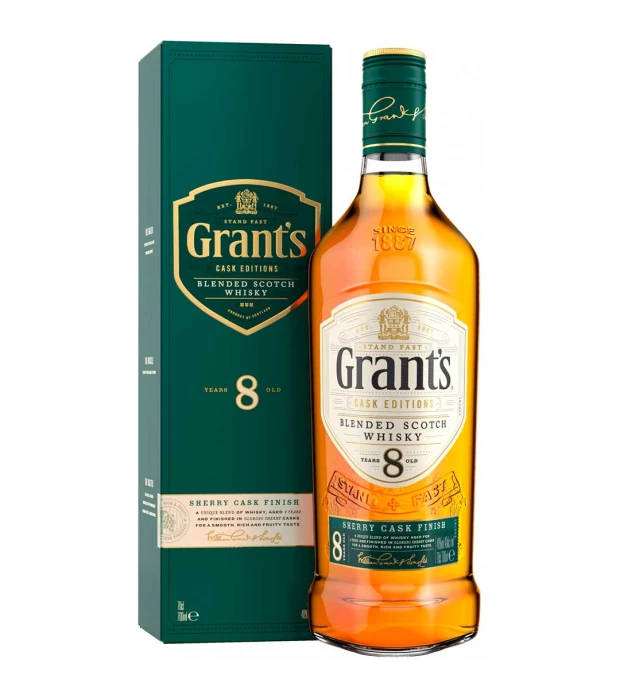 Виски бленд Grants 8 yo Sherry Cask 0,7 л 40%