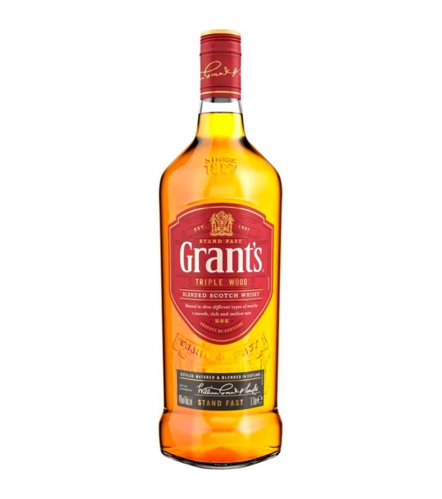 Виски бленд Grants Triple wood 1л 40%