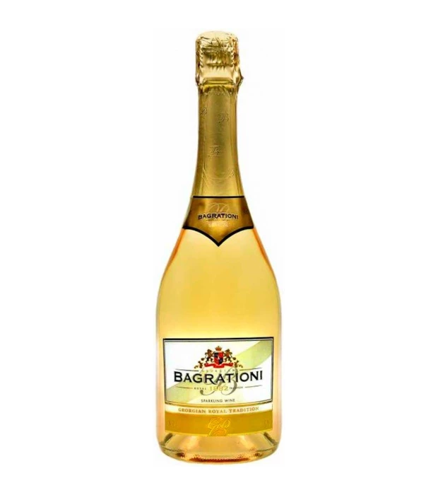 Вино игристое Bagrationi белое полусладкое 0.75л 12%