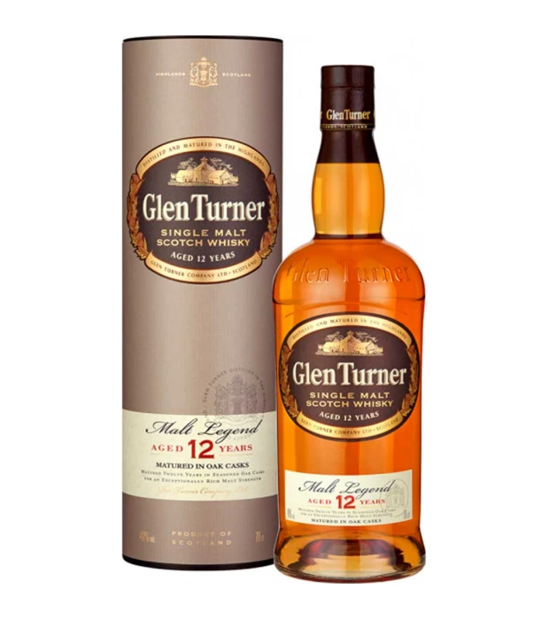 Віскі Glen Turner 12 Y.O. 0,7 л 40%