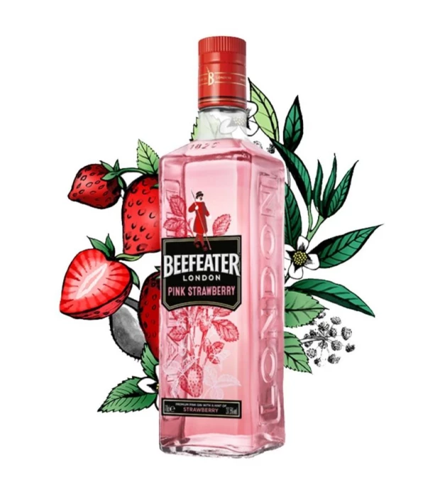 Джин Beefeater Pink Strawberry 0,7 л 37,5% купити