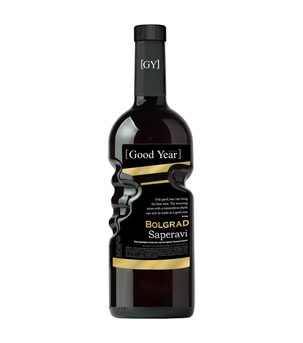 Вино Bolgrad Good Year Saperavi червоне сухе 0,75л 9,5-14%