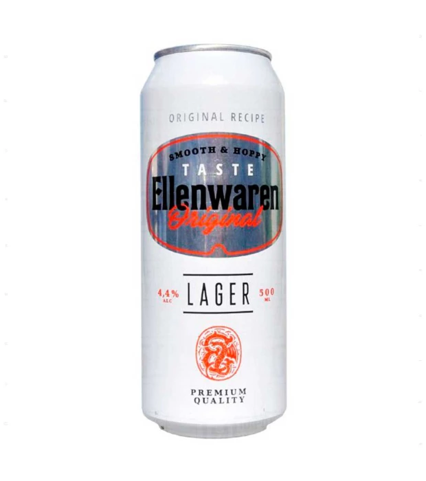 Пиво Ellenwaren Original Lager світле фільтроване 0,5 л 4,4%