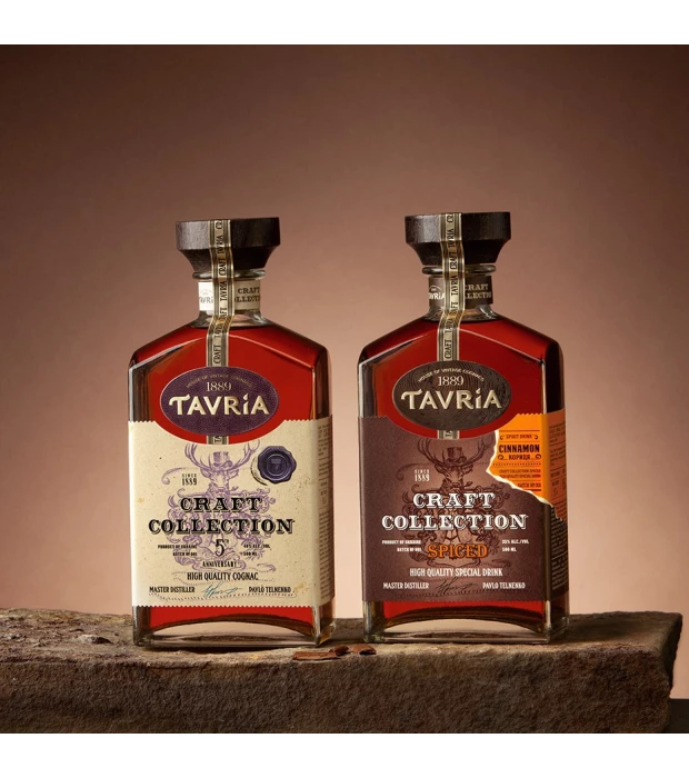 Напій алкогольний Tavria Craft Collection Spiced 0,5л 35% купити