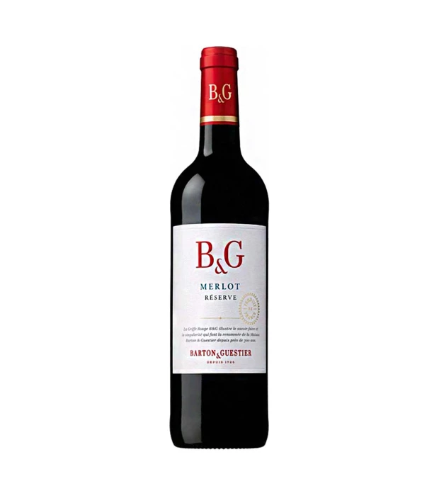 Вино Barton & Guestier Merlot Reserve червоне сухе 0,75л 13%