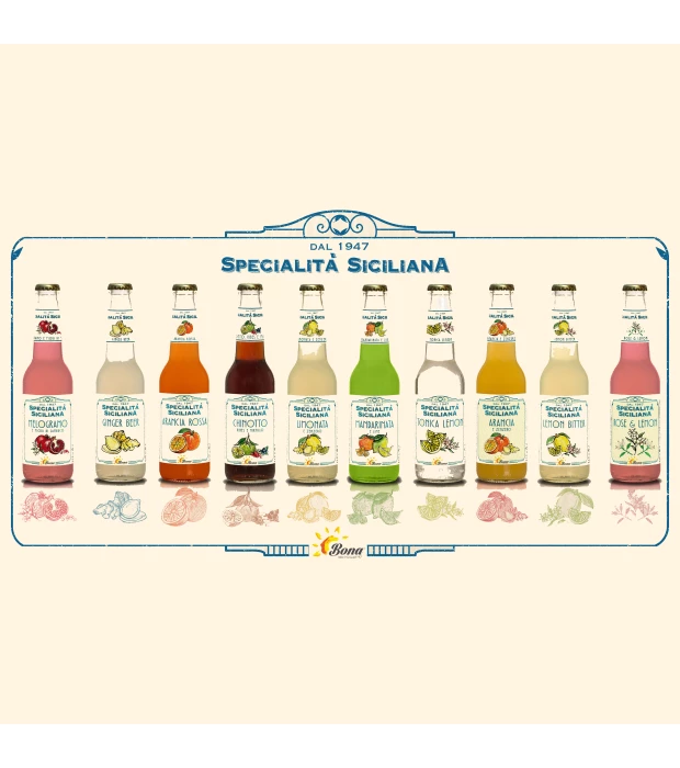 Напиток Rose & Lemon Specialita Siciliana dal 1974 0,275л 0% купить