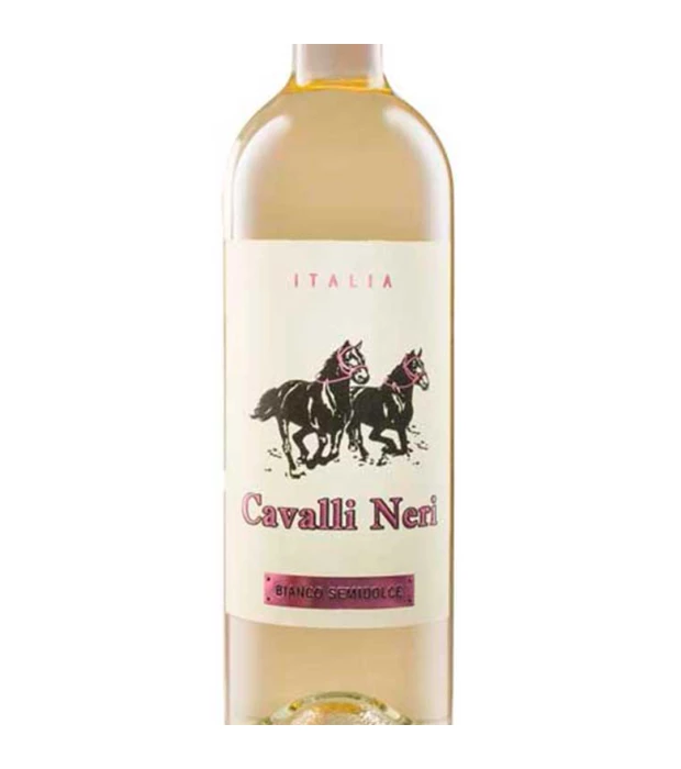 Вино Cavalli Neri Bianco Italiano Semi-Dolce біле напівсолодке 0,75л 12% купити