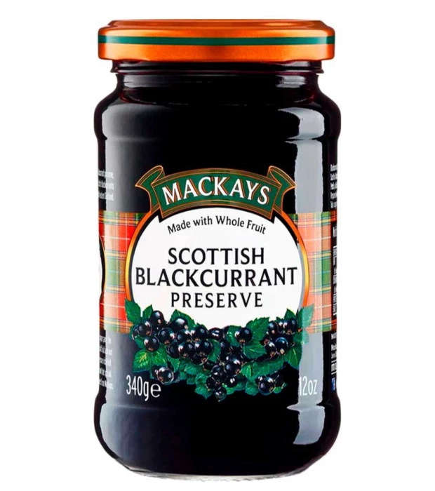 Джем шотландський Чорна смородина Mackays 340 г