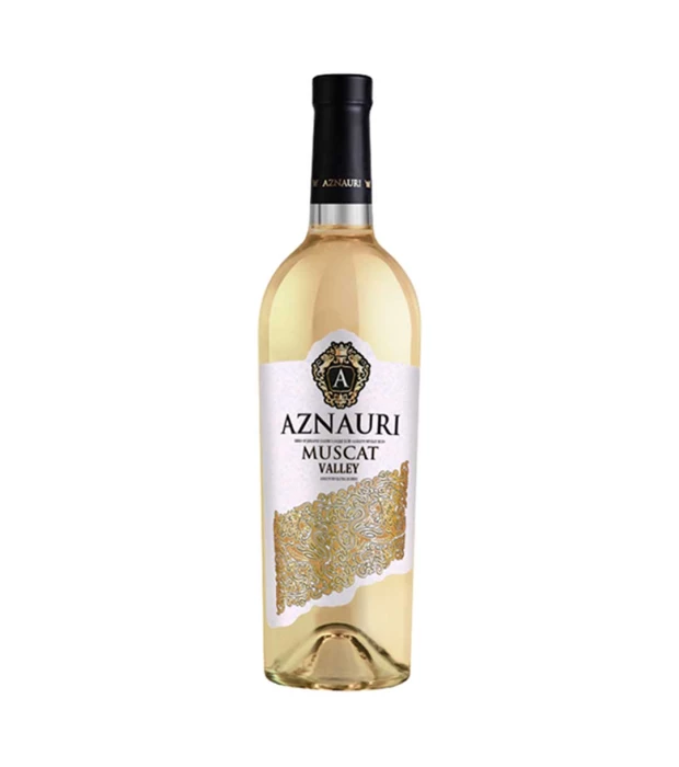 Вино Aznauri Muskat Valley біле напівсолодке 0,75л 10-13,5%