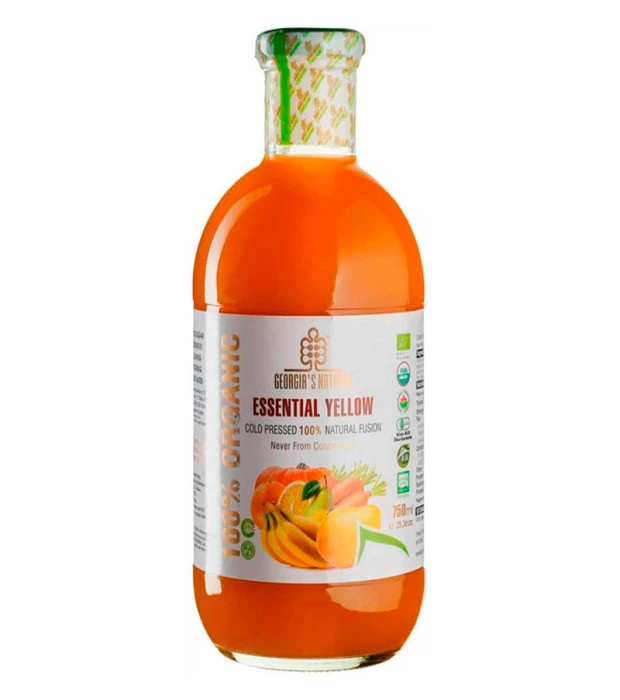 Сік Жовтий фруктово-овочевий мікс органічний Georgia's Natural 750мл