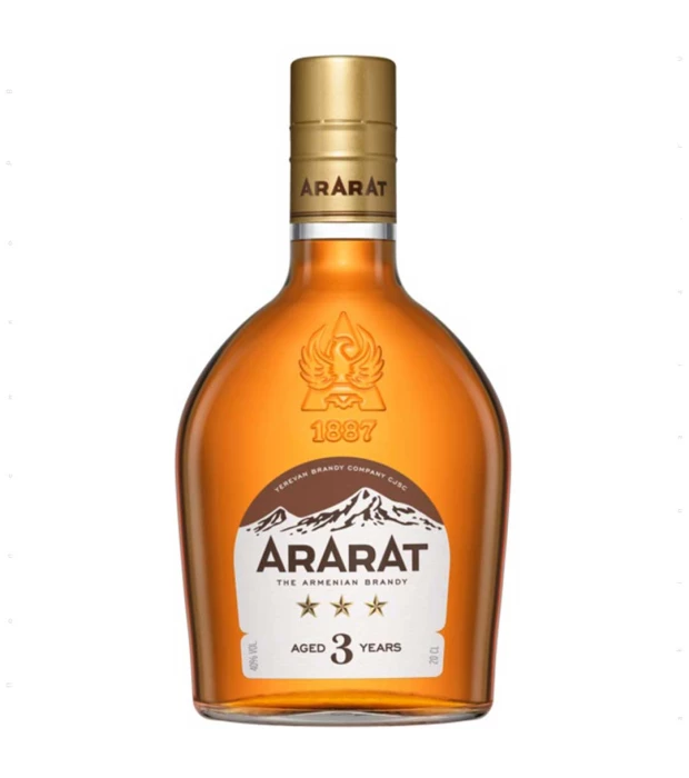Бренді вірменське Ararat 3 зірки 0,2л 40%