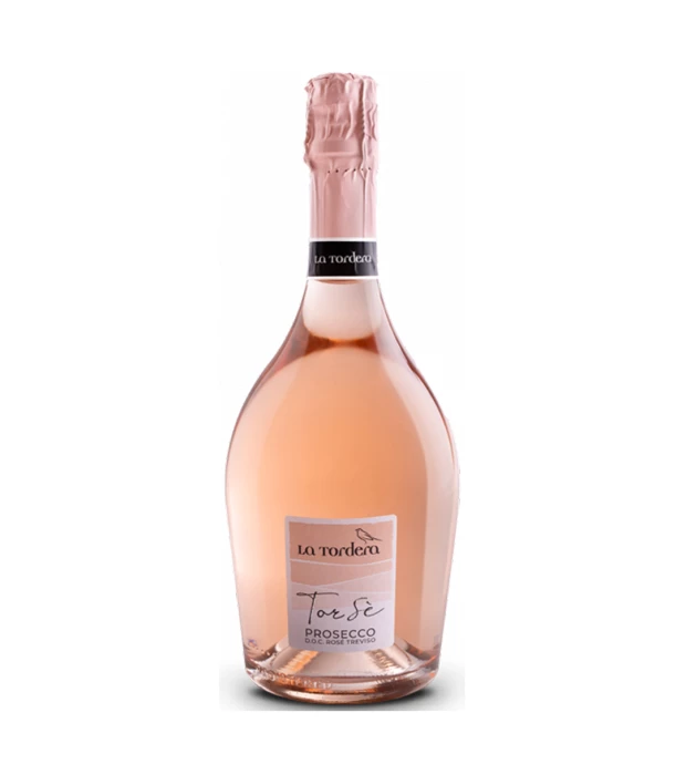 Вино игристое La Tordera Prosecco Treviso Doc Torse Brut розовое 0,75л 11,5%