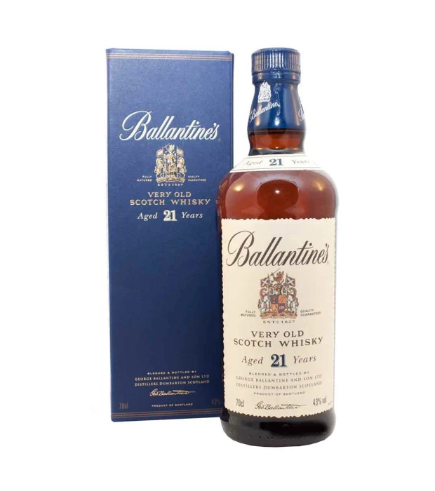 Виски Ballantine's Very Old 21 год выдержки 0,7 л 43% в коробке