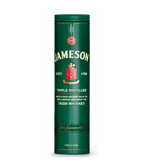Виски Джемисон в металлической упаковке, Jameson Irish Whiskey in metal box 0,7 л 40%