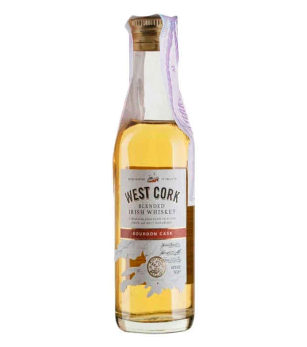 Виски бленд West Cork Bourbon Cask 0,05л 40%