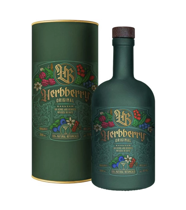 Бальзам Herbberry Original 0,5л 35% у тубусі