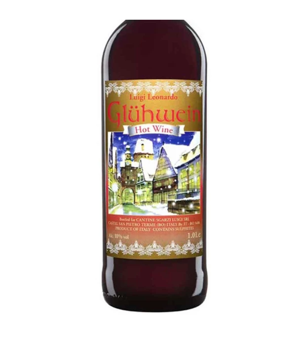 Вино Luigi Leonardo Gluhwein червоне сухе 0,75л 12,5% купити